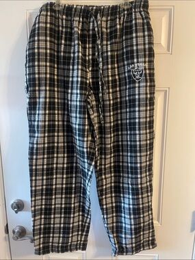 NFL Las Vegas Raiders Plaid Lounge Pants